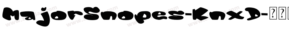 MajorSnopes-KnxD字体转换