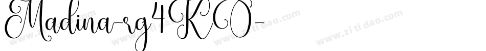 Madina-rg4KO字体转换