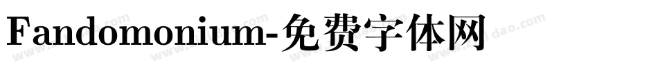 Fandomonium字体转换