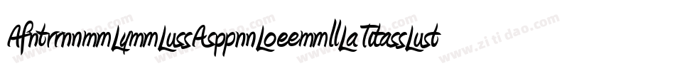 AmplifierBoldLigatures字体转换