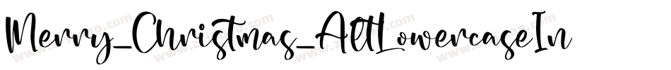 Merry_Christmas_AltLowercaseInitial-Regular字体转换