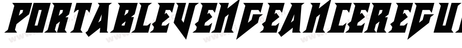PortableVengeanceRegular-9J5n字体转换