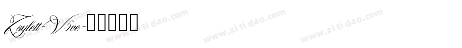 Zsylett-V5ve字体转换