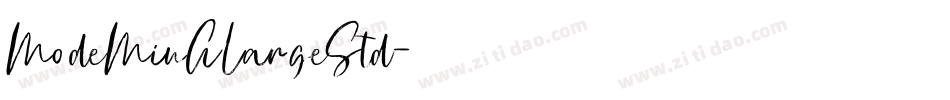 ModeMinALargeStd字体转换