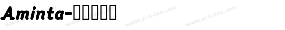 Aminta字体转换