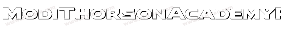ModiThorsonAcademyRegular-lyLV字体转换