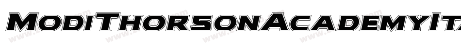 ModiThorsonAcademyItalic-nzXY字体转换 ModiThorsonAcademyItalic-nzXY字体转换