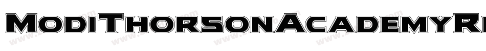 ModiThorsonAcademyRegular-lyLV字体转换