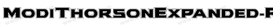 ModiThorsonExpanded-R4d3字体转换