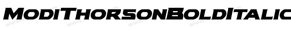 ModiThorsonBoldItalic-jz79字体转换