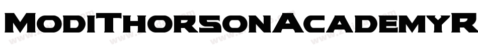 ModiThorsonAcademyRegular-lyLV字体转换