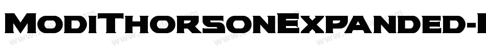 ModiThorsonExpanded-R4d3字体转换