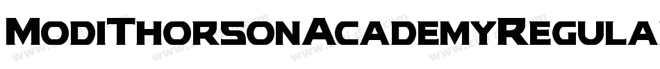 ModiThorsonAcademyRegular-lyLV字体转换