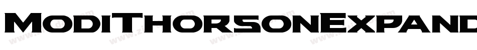 ModiThorsonExpanded-R4d3字体转换