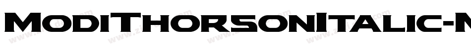 ModiThorsonItalic-MPdr字体转换