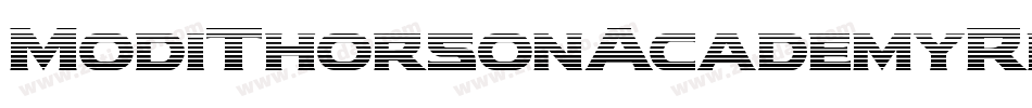 ModiThorsonAcademyRegular-lyLV字体转换