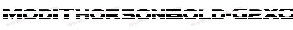 ModiThorsonBold-G2XO字体转换