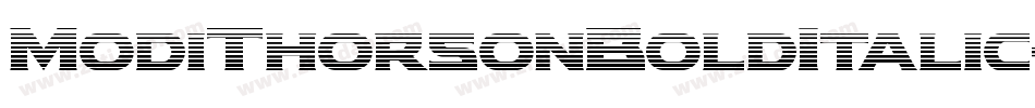 ModiThorsonBoldItalic-jz79字体转换