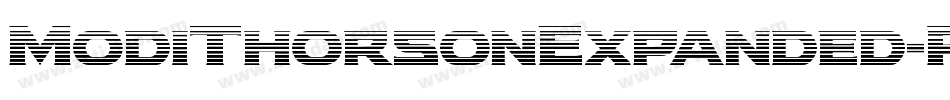 ModiThorsonExpanded-R4d3字体转换
