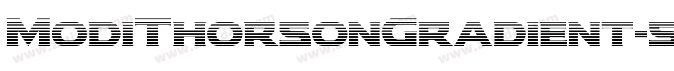 ModiThorsonGradient-5Zma字体转换