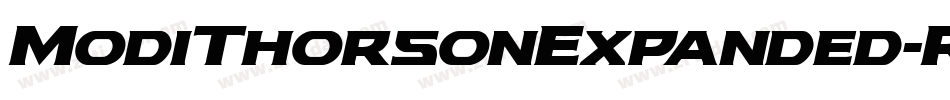 ModiThorsonExpanded-R4d3字体转换