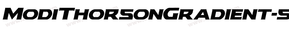 ModiThorsonGradient-5Zma字体转换