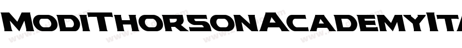 ModiThorsonAcademyItalic-nzXY字体转换 ModiThorsonAcademyItalic-nzXY字体转换