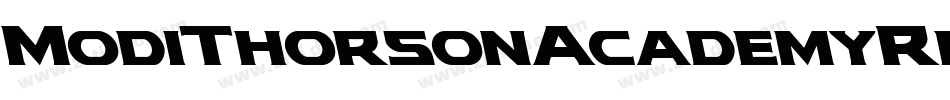 ModiThorsonAcademyRegular-lyLV字体转换