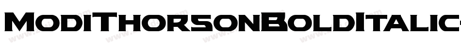 ModiThorsonBoldItalic-jz79字体转换