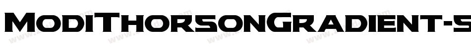 ModiThorsonGradient-5Zma字体转换