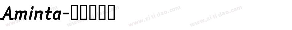 Aminta字体转换