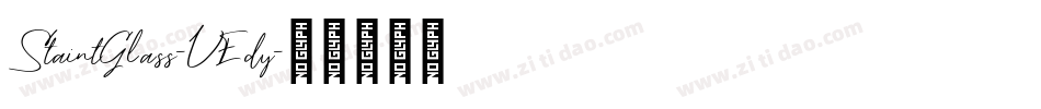 StaintGlass-VEdy字体转换