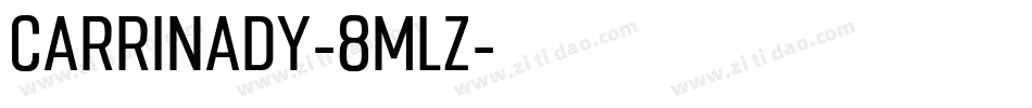 Carrinady-8mLz字体转换