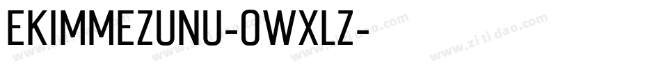 EkimMezunu-owXLz字体转换