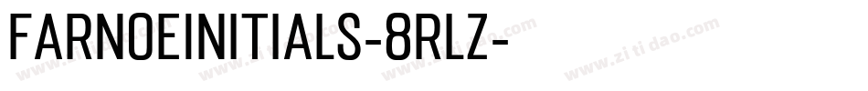 FarnoeInitials-8RLz字体转换