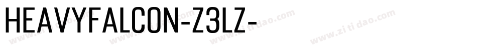 HeavyFalcon-Z3Lz字体转换