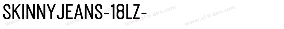 SkinnyJeans-18lZ字体转换
