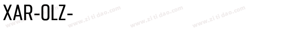 Xar-oLz字体转换