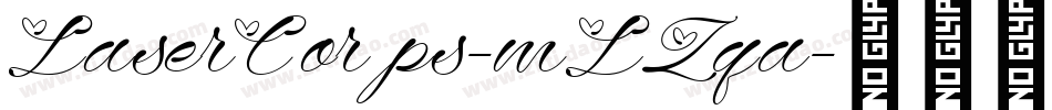 LaserCorps-mLZqa字体转换