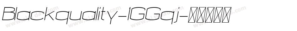 Blackquality-1GGqj字体转换