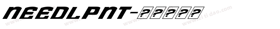 NEEDLPNT字体转换