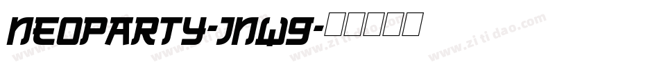 NeoParty-jnW9字体转换