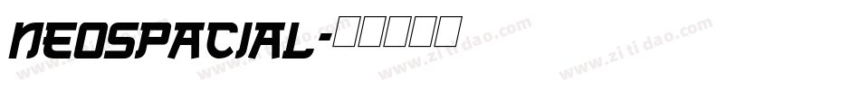 NeoSpacial字体转换
