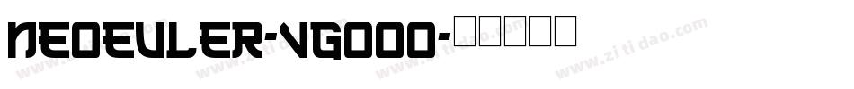 NeoEuler-VGO00字体转换