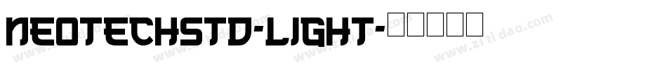 NeoTechStd-Light字体转换
