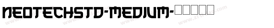 NeoTechStd-Medium字体转换