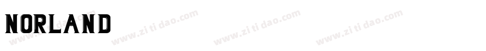 NORLAND字体转换