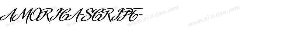 AMORICA-SCRIPT字体转换