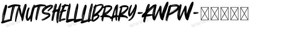 LtNutshellLibrary-KWPW字体转换