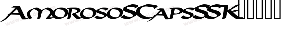 AmorosoSCapsSSK字体转换